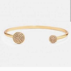 Stella & Dot Pave Disc Cuff - Gold
